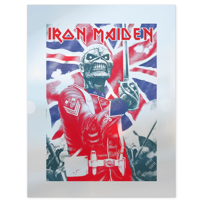 Iron Maiden Eddie Soldier – Print Metálico