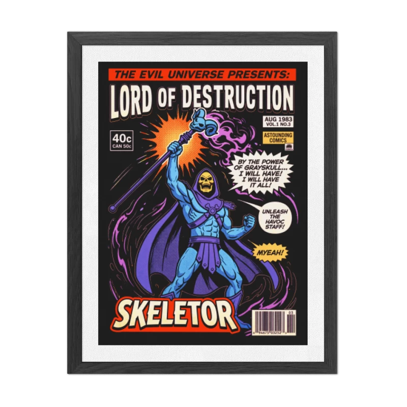 Cuadro Skeletor – Lord of Destruction | Masters of the Universe