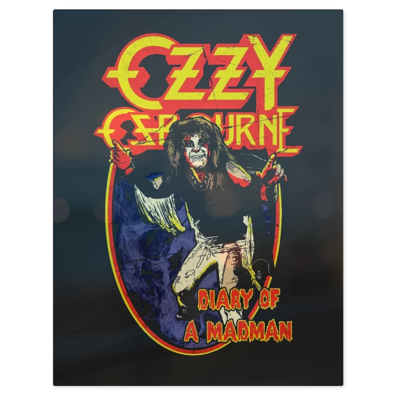 Ozzy Osbourne Diario de un Loco – Print Metálico