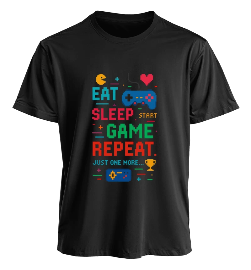 Polera Eat-Sleep-Game-Repeat