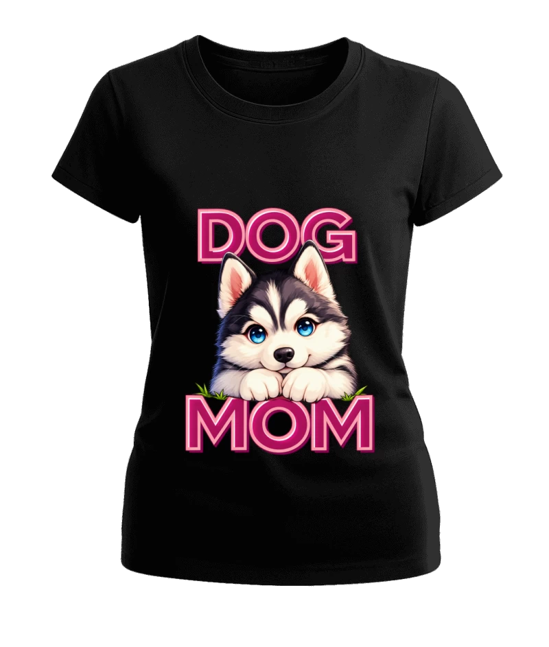 Polera Mujer dog mom
