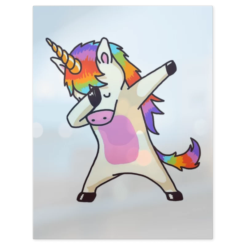 Unicornio – Print Metálico