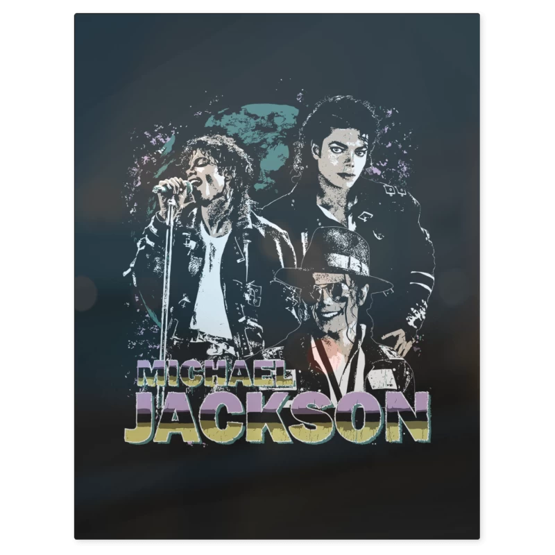 Michael Jackson King – Print Metálico
