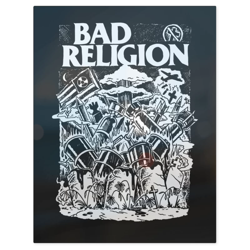 Bad Religion Nuclear Garden – Print Metálico