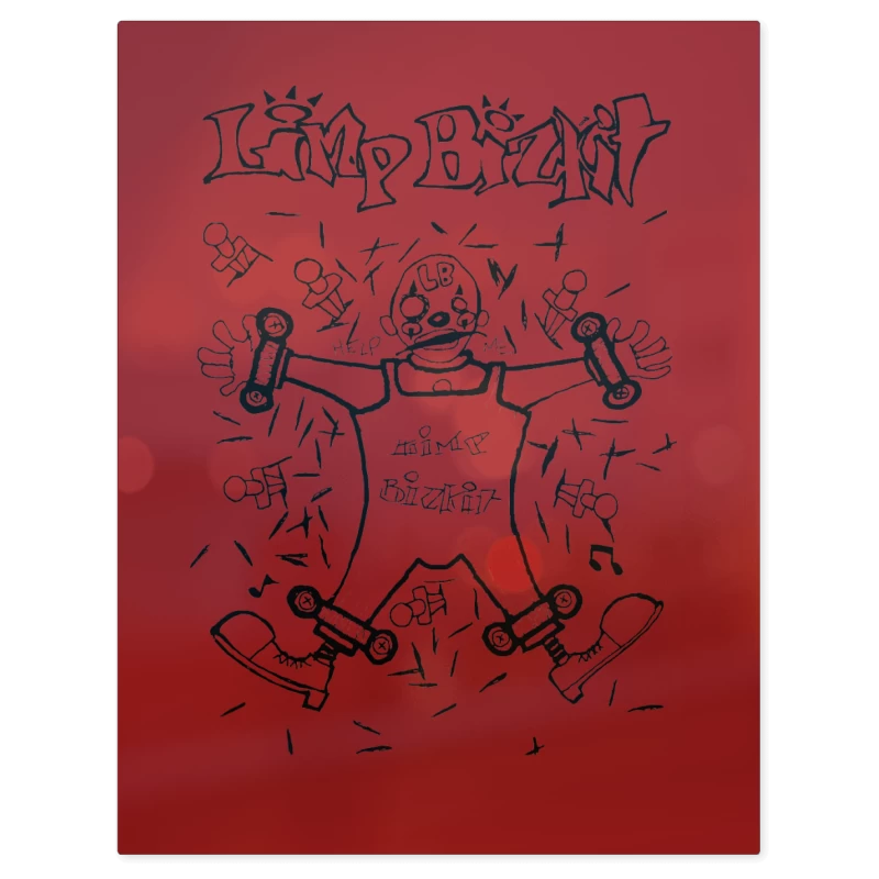 Limp Bizkit Help Me – Print Metálico