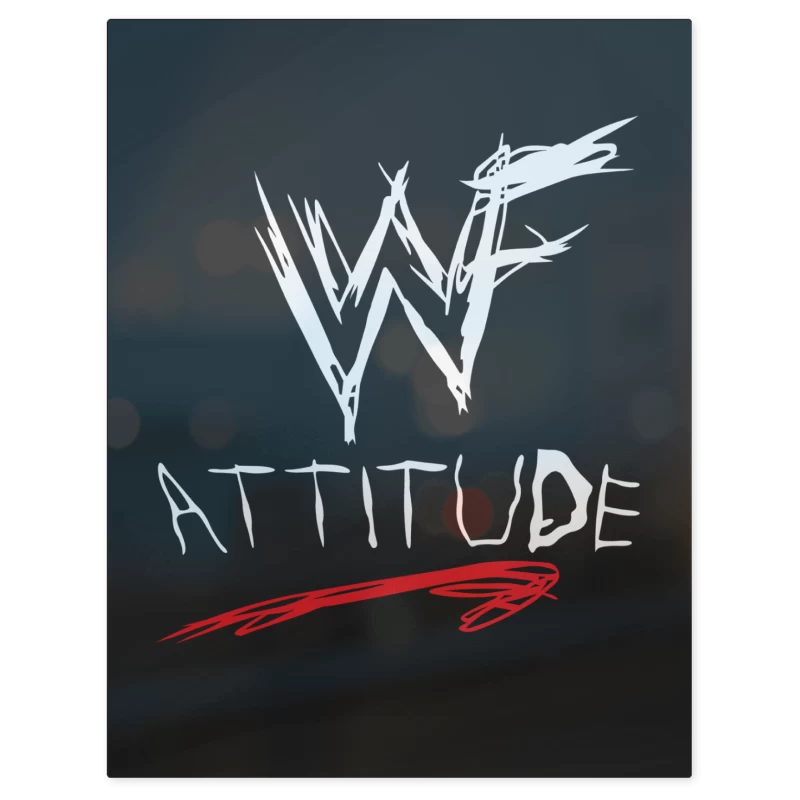 WWF Attitude Era – Print Metálico