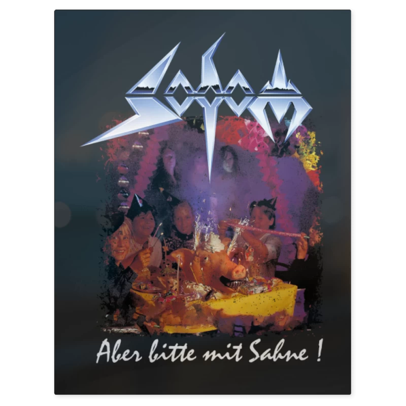 Sodom Aber Bitte Mit Sahne – Print Metálico