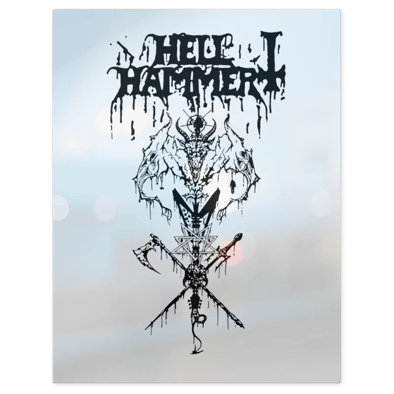 Hellhammer Demon – Print Metálico
