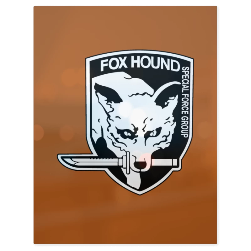 Fox Hound – Print Metálico