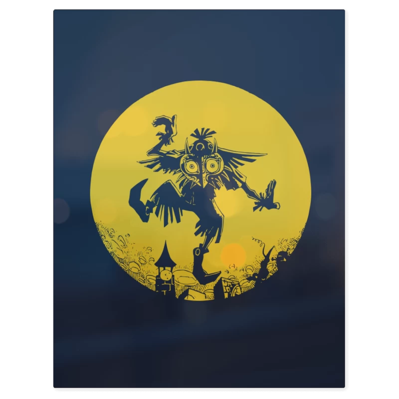 Skull Kid - Luna – Print Metálico