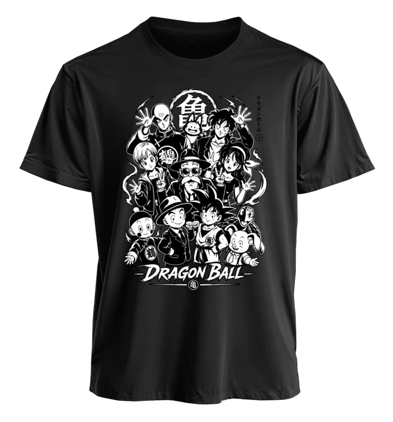 Polera Dragon Ball Classic Characters Tribute