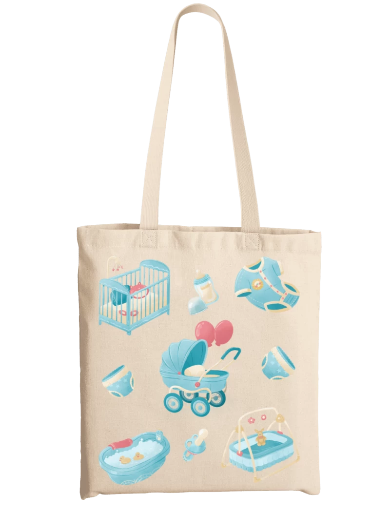 Totebag Baby Shower Celeste