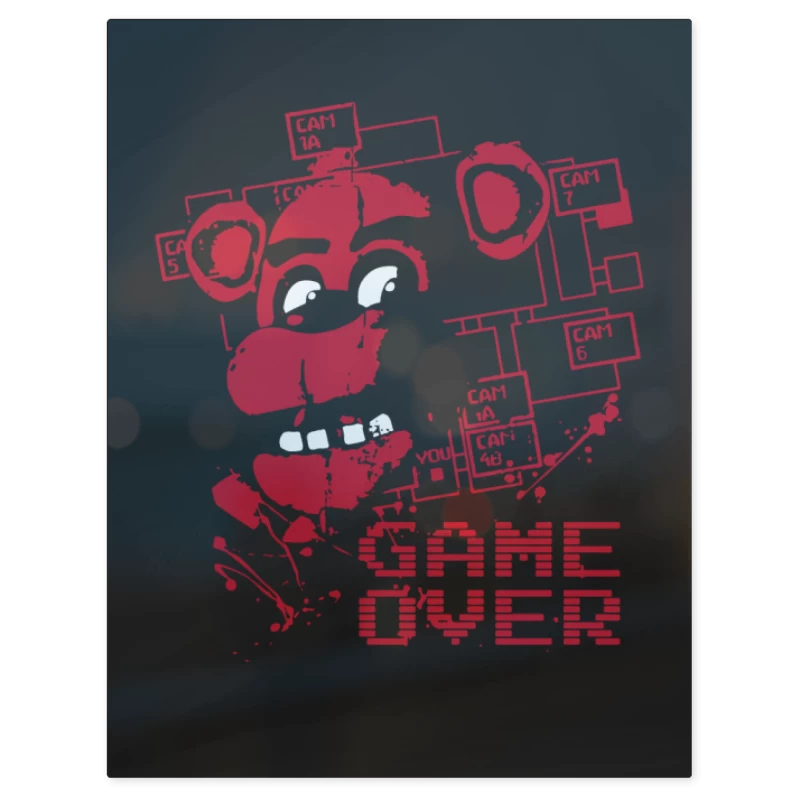 Five Nights At Freddys – Print Metálico