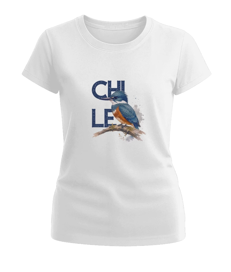 Polera Mujer cuello redondo Martín Pescador I