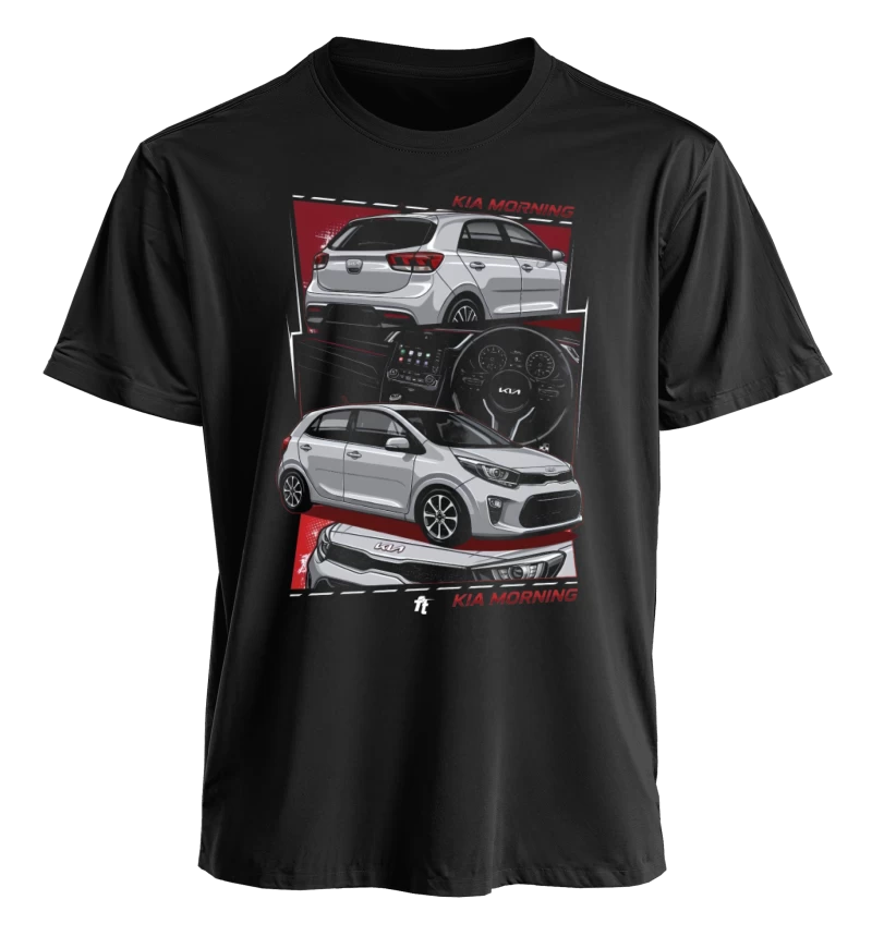 Polera polo cuello redondo / Kia Morning