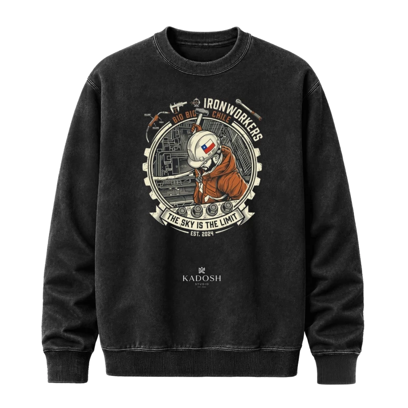 Polerón polo Acid Wash