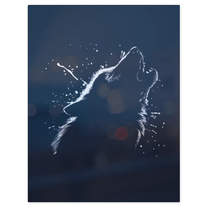 Lobo – Print Metálico