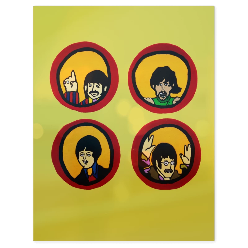 The Beatles Tripulantes – Print Metálico