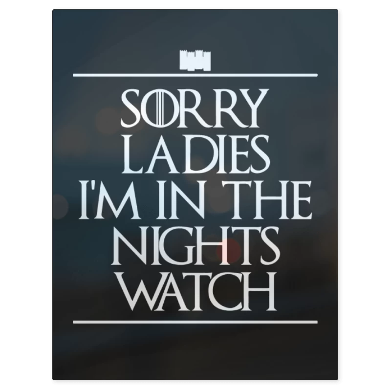 In the Night Watch – Print Metálico