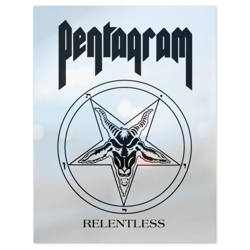 Pentagram Relentless B – Print Metálico