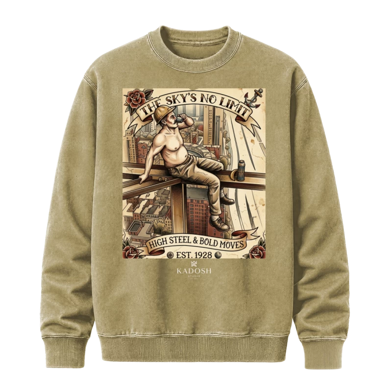 Polerón polo Acid Wash