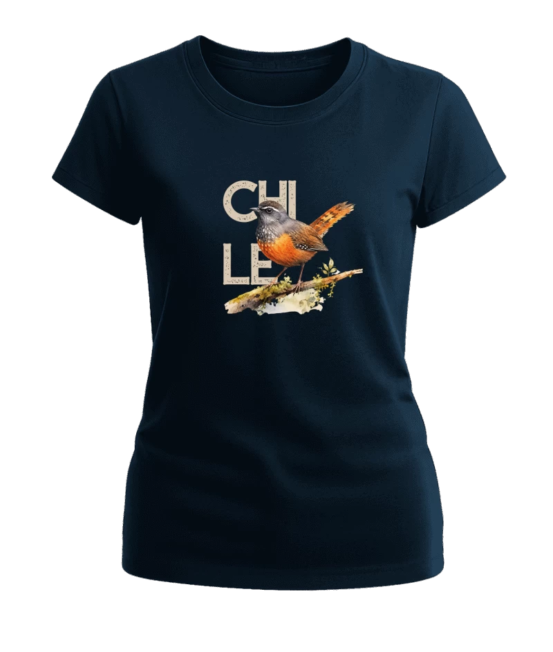 Polera Mujer cuello redondo Martín Pescador I