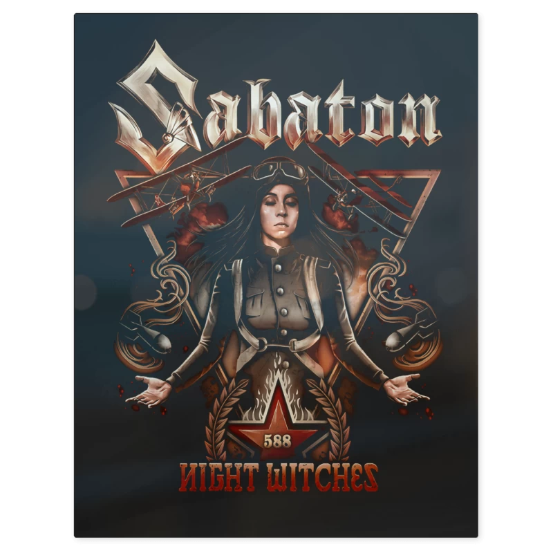 Sabaton Night Witches – Print Metálico