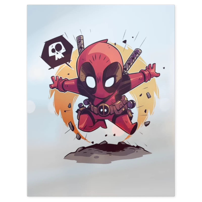Chibi Pozo de la Muerte – Print Metálico