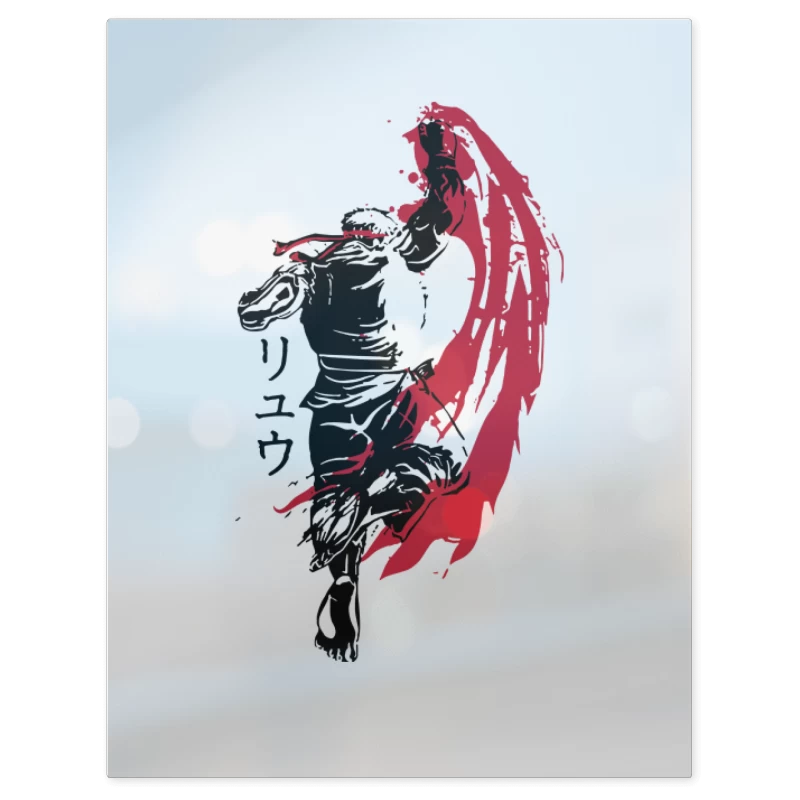 Ryu - Shoryuken – Print Metálico