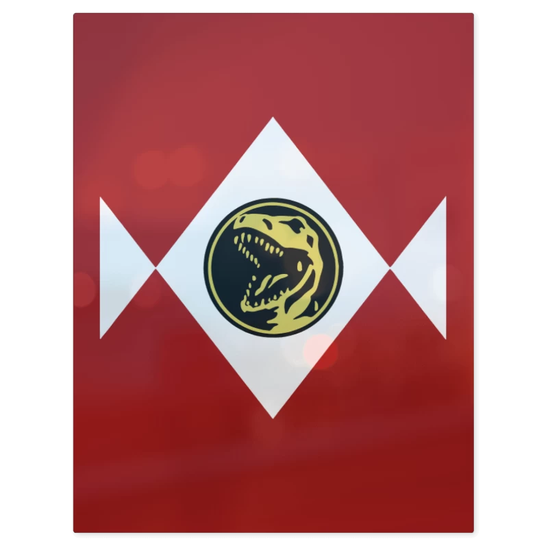 Red Ranger – Print Metálico