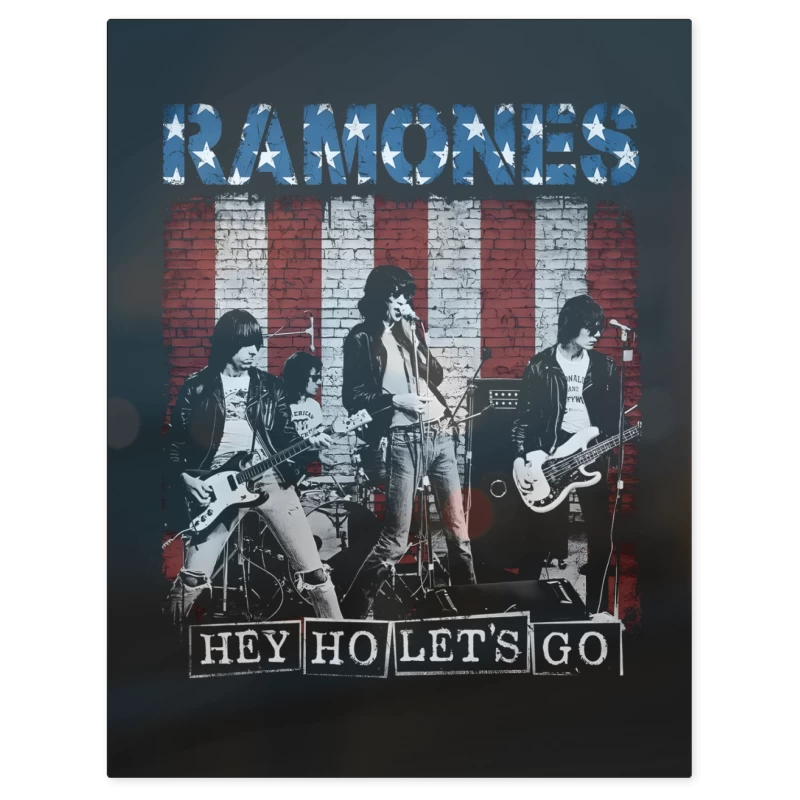 Ramones Hey Ho Lets Go – Print Metálico