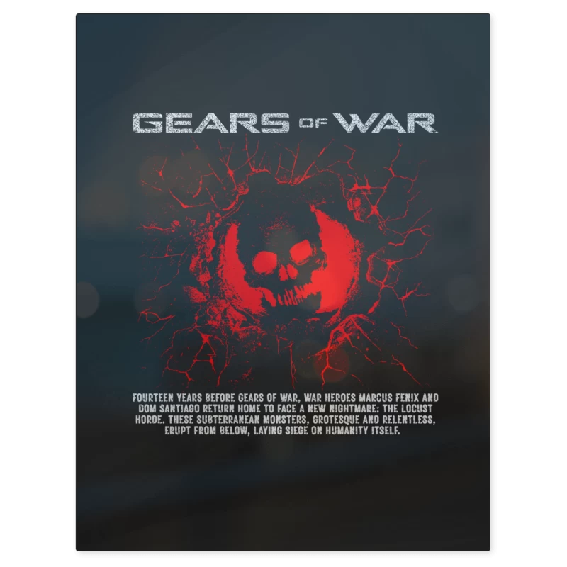E-Day Gear of War – Print Metálico