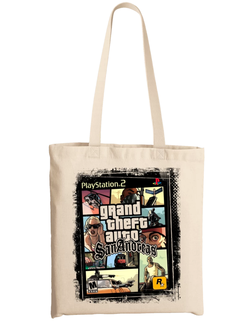 Tote Bag  Play Station - GTA San Andreas