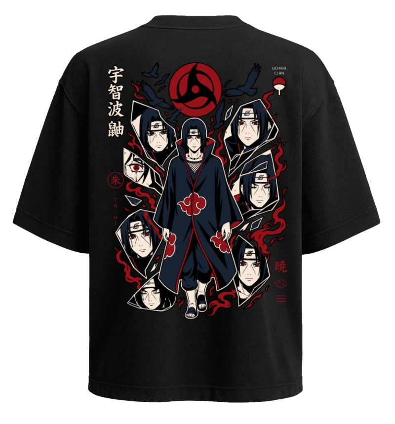 Polera Naruto Itachi Uchiha Akatsuki