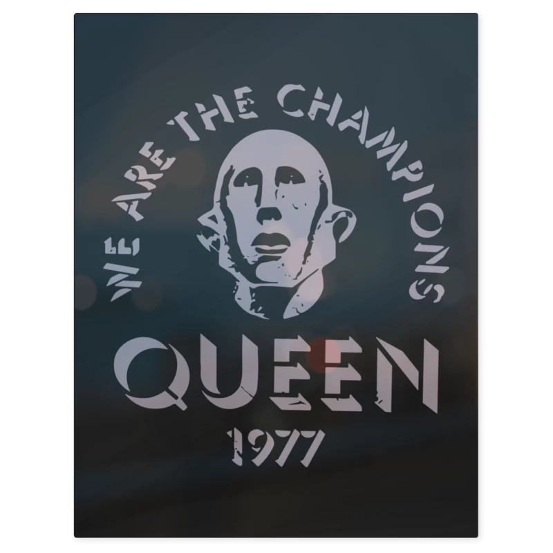 Queen We Are the Champions – Print Metálico