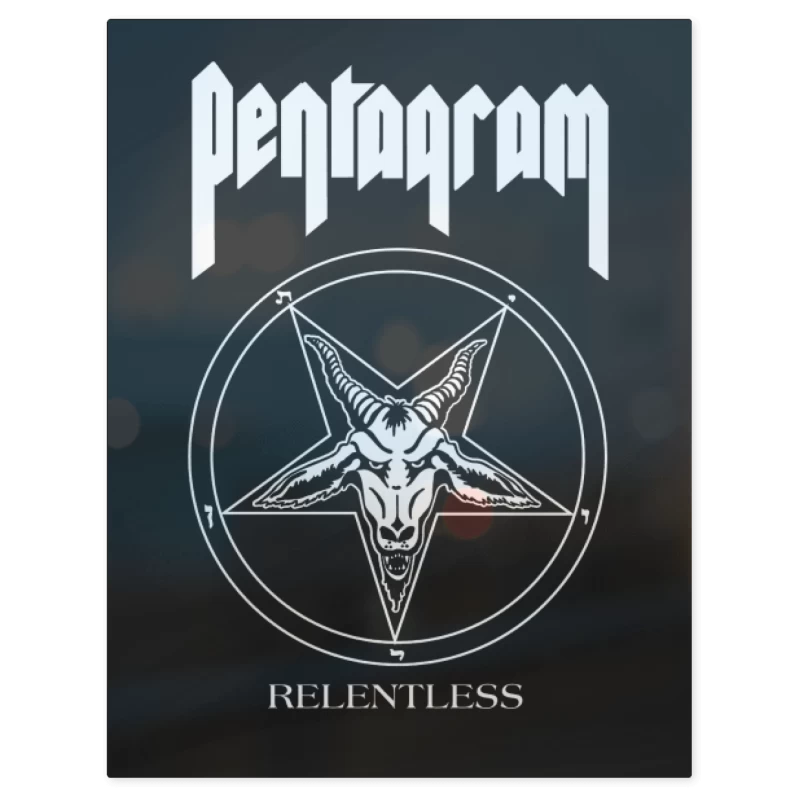 Pentagram Relentless – Print Metálico