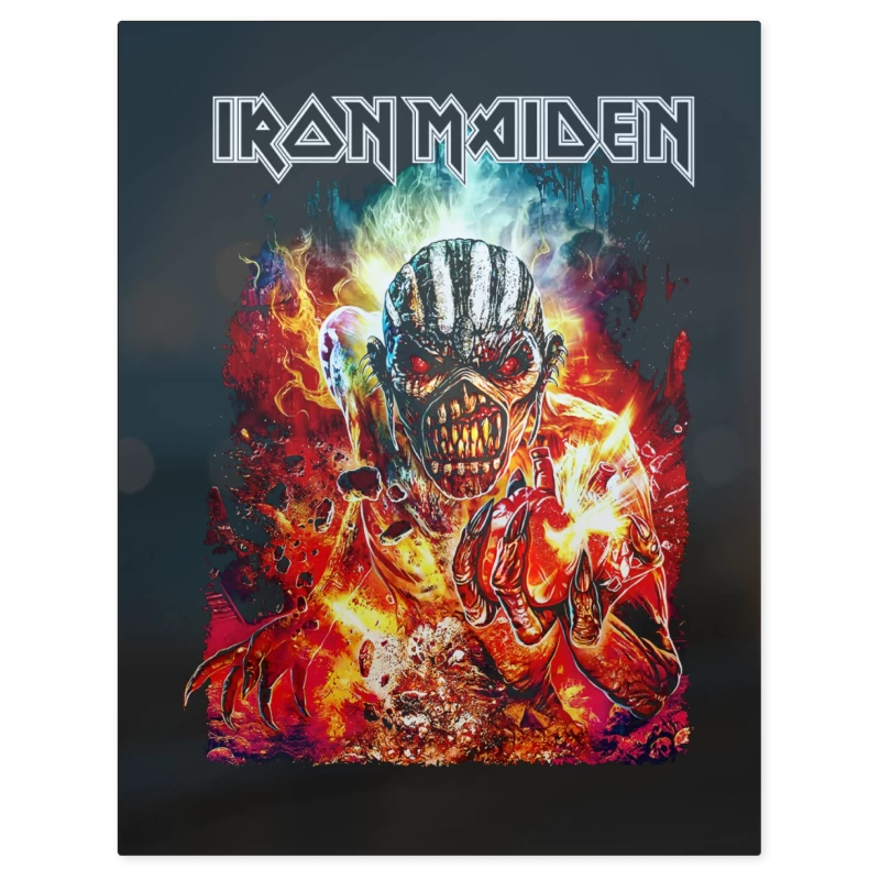 Iron Maiden Book – Print Metálico