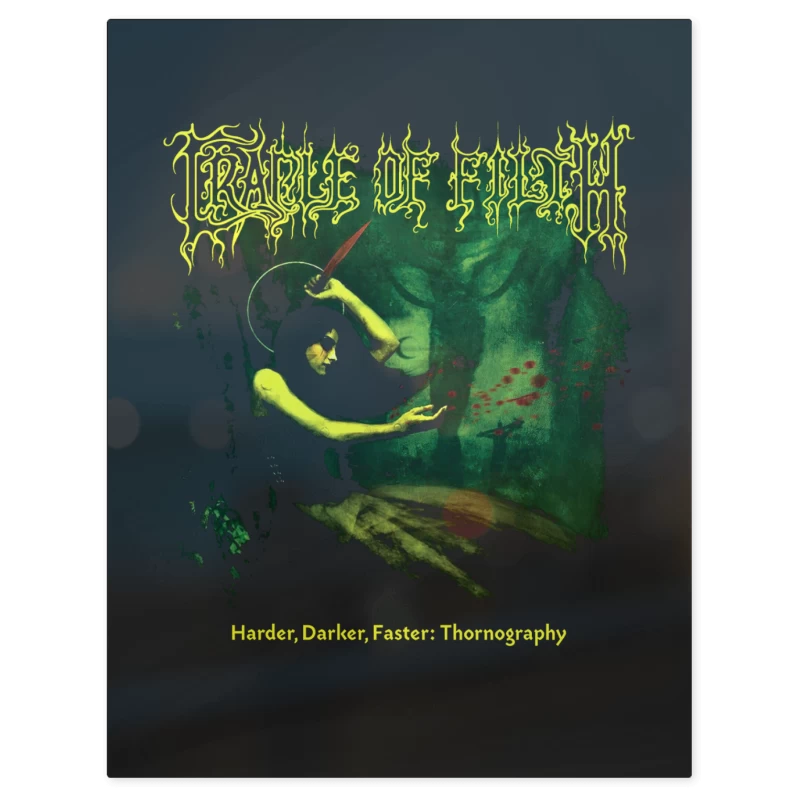 Cradle of Filth Harder Darker Faster – Print Metálico