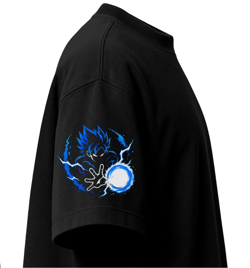 Polera Anime Dragon Ball Gogeta Blue | Frente + Manga