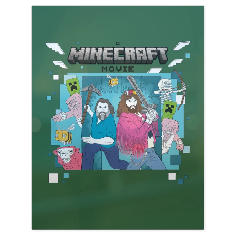 Minecraft la Pelicula – Print Metálico