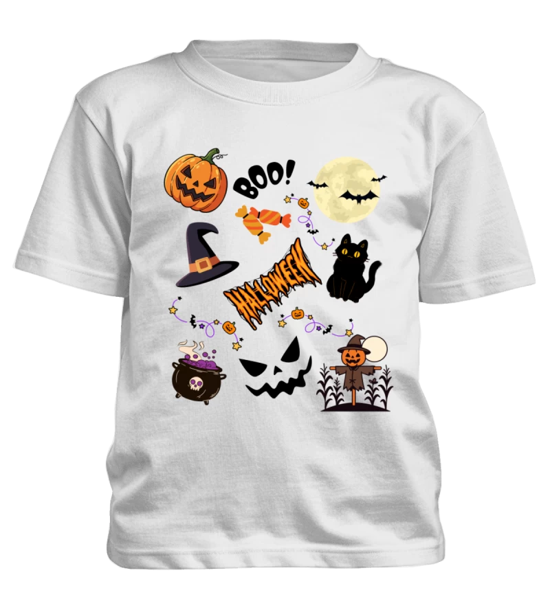 Polera (Talla 2-6) Halloween Clásico