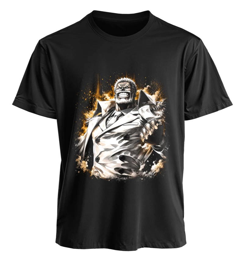 Polera Anime One Piece Monkey D. Garp | Frente + Manga