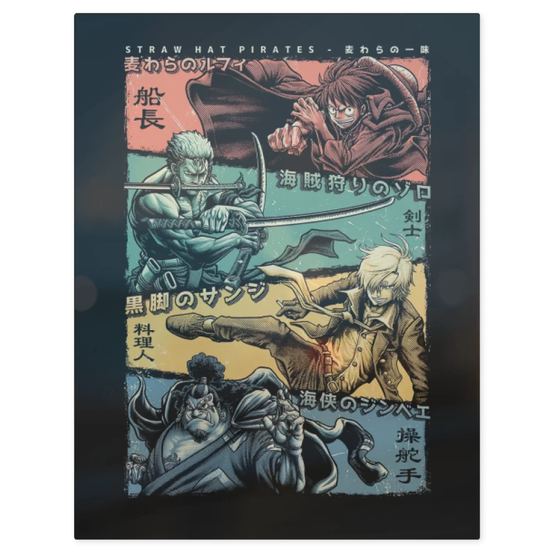 Mugiwaras – Print Metálico