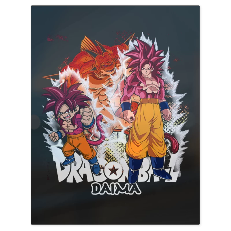 Goku Daima Ssj4 – Print Metálico