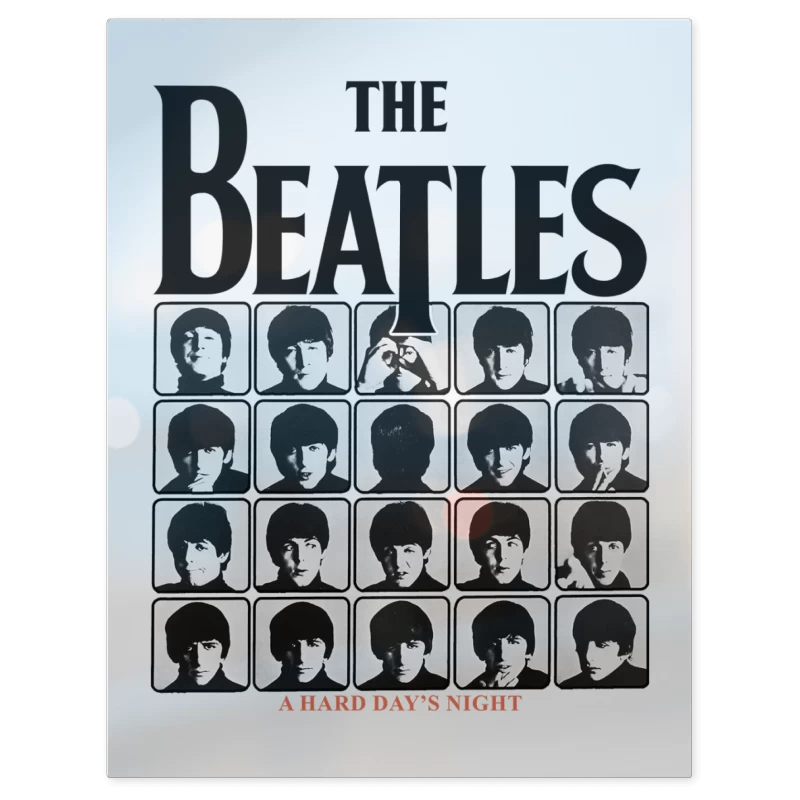 The Beatles a Hard Days Night B – Print Metálico