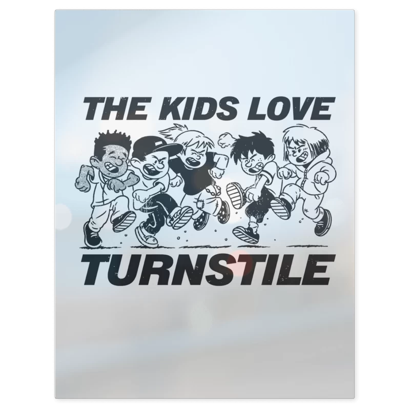 Turnstile Kids – Print Metálico