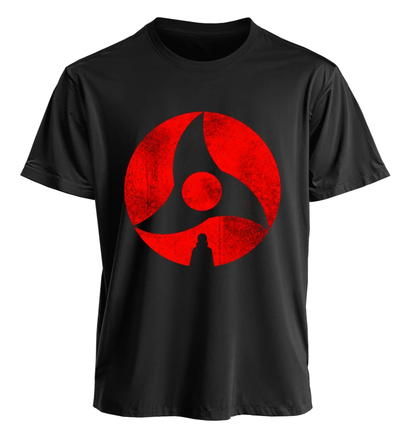 Polera Itachi Mangekyō Naruto Shippuden | Frente + Espalda