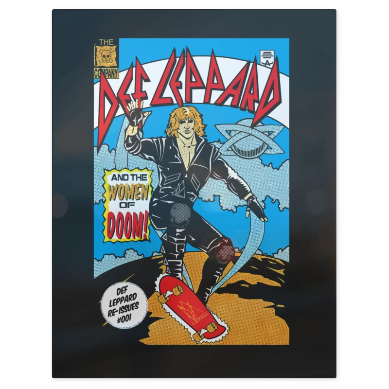 Def Leppard Comic – Print Metálico