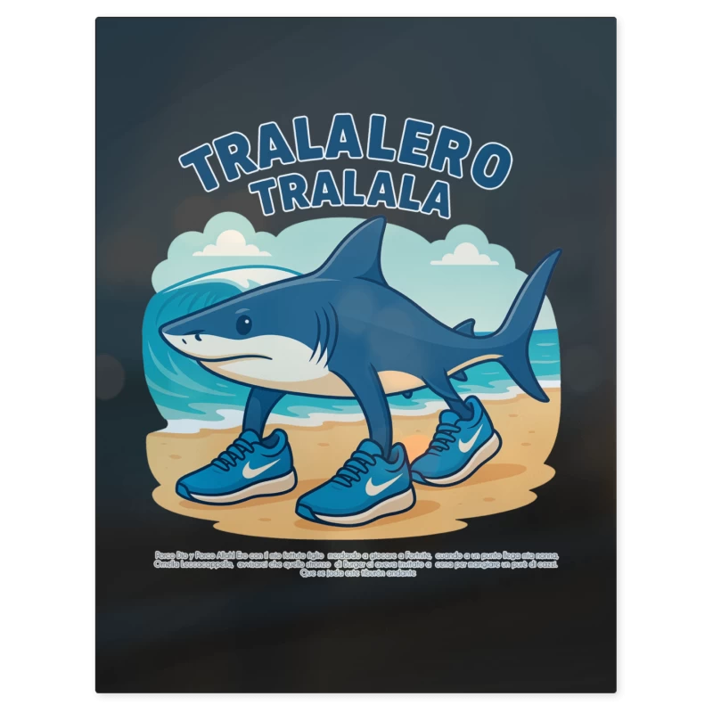 Tralalero Tralala – Print Metálico
