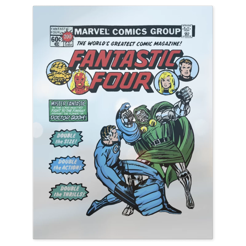 Los Cuatro vs Dr Doom – Print Metálico